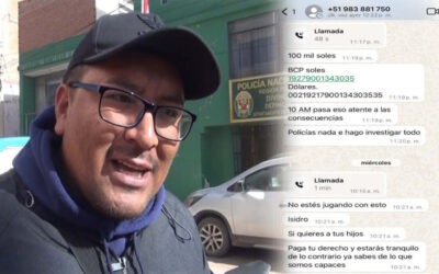Video| EX CONSEJERO DE SAN ROMÁN, ISIDRO PACOHUANACO, ES EXTORSIONADO Y TEMA POR SU VIDA