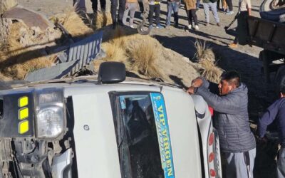 MULTIPLES HERIDOS TRAS ACCIDENTE VEHICULAR A LA ALTURA DEL PEAJE EN ILAVE