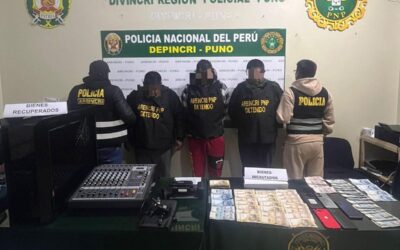 CAYERON «LOS CLAVOS DEL SUR», TRAS ROBO EN VIVIENDA EN EL CENTRO DE PUNO