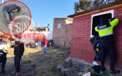 VECINOS DEL BARRIO PIRUA PIRUANI, ATARON DE PIES Y MANOS A SUJETO QUE SORPRENDIERON ROBANDO AL INTERIOR DE UNA VIVIENDA