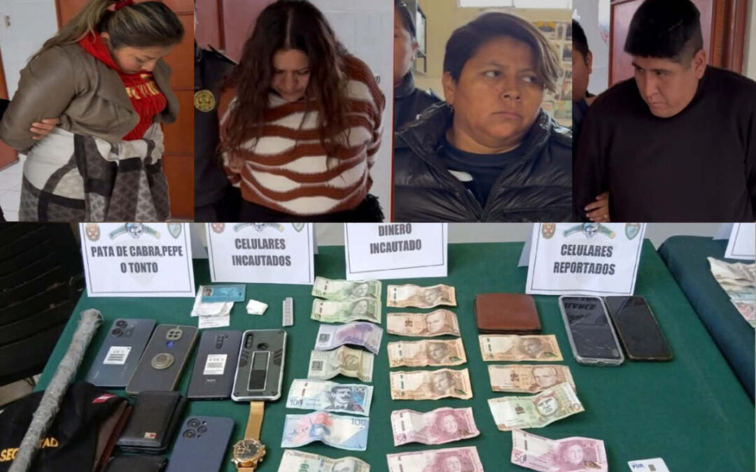 INTERVIENEN A DOS PRESUNTAS BANDAS CRIMINALES, TRAS OPERATIVO POLICIAL EN TACNA