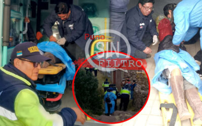 SERENAZGO AUXILIÓ A MUJER QUE SUFRIÓ UNA CORNADA, DURANTE LA TARDE TAURINA EN LA FIESTA DE ICHU