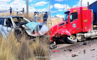 UN BEBÉ FALLECIÓ Y DOS ADULTOS RESULTARON GRAVES TRAS EL CHOQUE DE TRAILER CON AUTO EN OCORURO – CUSCO