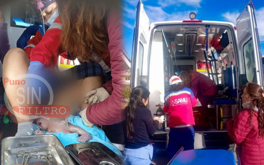 «VIRGINIA» DIO A LUZ EN AMBULANCIA DEL SAMU. BEBÉ LLEGÓ AL MUNDO FUERTE Y SALUDABLE