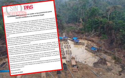 COLECTIVO PAS EXIGE MANO DURA CONTRA MINERÍA ILEGAL Y RECHAZA PRESIONES SOCIALES