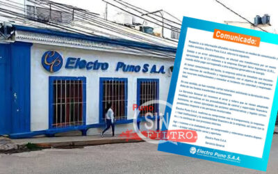ELECTRO PUNO TRANSFIRIÓ POR ERROR MÁS DE S/ 2 MILLONES A OTRA EMPRESA PRIVADA Y AHORA NO QUIERE DEVOLVERLES