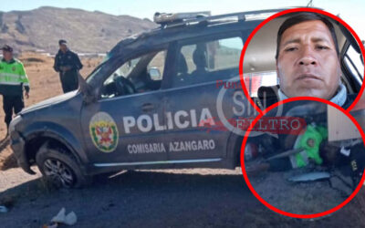 IDENTIFICAN A POLICÍA QUE MURIÓ DURANTE DESPISTE Y VOLCADURA DE PATRULLERO EN AZÁNGARO. OPERADOR, RESULTÓ HERIDO Y EVACUADO AL HOSPITAL DE AYAVIRI