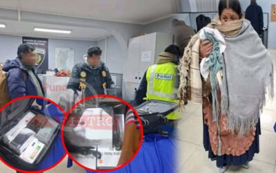 INTERVIENEN A DOS PERSONAS CON 38 CELULARES DE CONTRABANDO VALORIZADOS EN MÁS DE 50 MIL SOLES