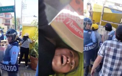 MUNICIPALIDAD DE SOCOBAYA DECOMISA PUESTO DE VENTA DE PERIÓDICOS CON UNA MUJER EN SU INTERIOR