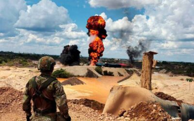 MADRE DE DIOS: FUERZAS DEL ORDEN DESMANTELAN CENTRO DE MINERÍA ILEGAL EN RESERVA AMARAKAERI