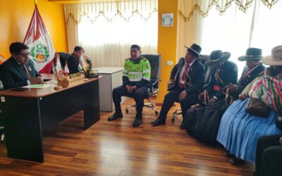 AUTORIDADES DE PALCA Y POLICÍA COORDINAN ACCIONES URGENTES PARA FORTALECER LA SEGURIDAD CIUDADANA