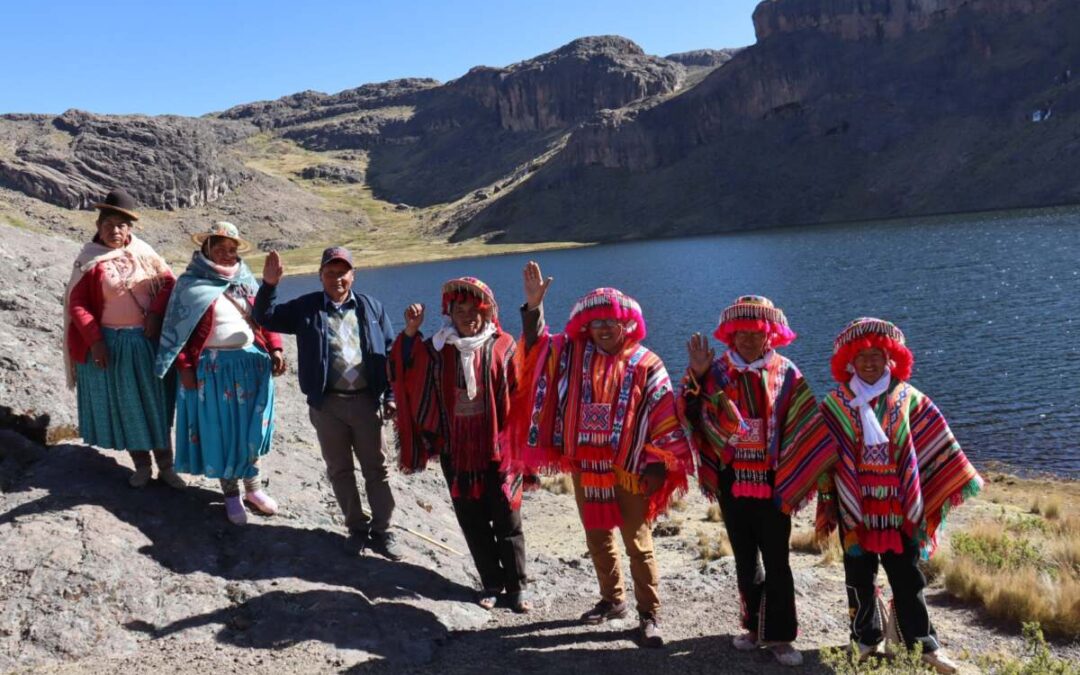 LAMPA : RITUAL TREKKING Y PESCA DEPORTIVA SE REALIZÓ EN LA LAGUNA ANCHANCHUNI EN PARATIA