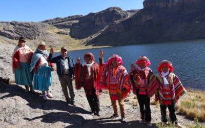 LAMPA : RITUAL TREKKING Y PESCA DEPORTIVA SE REALIZÓ EN LA LAGUNA ANCHANCHUNI EN PARATIA
