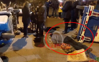 Video| MOTOTAXISTA QUE ESTARÍA BAJO LOS EFECTOS DEL ALCOHOL PROVOCÓ UN ACCIDENTE VEHICULAR AL CHOCAR CONTRA UNA CAMIONETA EN LA AVENIDA SIMÓN BOLIVAR