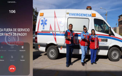 Video| DIRESA NO PAGÓ!!! LÍNEA DE EMERGENCIAS 106 DEL SAMU FUERA DE SERVICIO POR FALTA DE PAGO