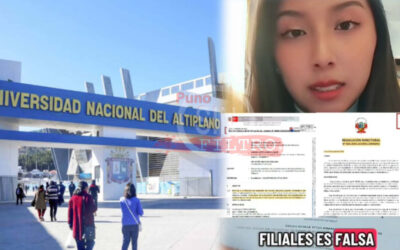 ASAMBLEISTA  DENUNCIÓ QUE LAS FILIALES DE LA UNIVERSIDAD NACIONAL DEL ALTIPLANO EN AZÁNGARO Y JULI “NUNCA EXISTIERON” Y QUE CONSIDERA PUBLICIDAD ENGAÑOSA