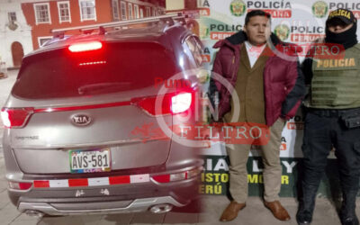 FUNCIONARIO MUNICIPAL DE PUNO DETENIDO POR CONDUCIR EBRIO