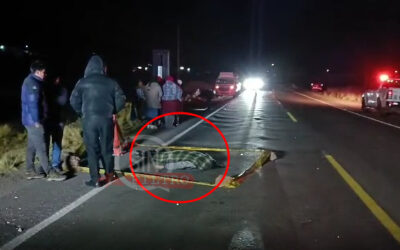 ESCOLAR MURIÓ Y OTRO RESULTÓ HERIDO TRAS SER ATROPELLADOS POR VEHÍCULO QUE SE DIO A LA FUGA EN LA SALIDA A LARAQUERI