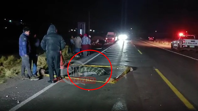 ESCOLAR MURIÓ Y OTRO RESULTÓ HERIDO TRAS SER ATROPELLADOS POR VEHÍCULO QUE SE DIO A LA FUGA EN LA SALIDA A LARAQUERI