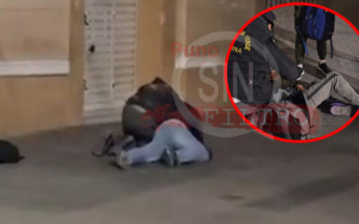 «TERNAS» CAPTURAN A SUJETO MIENTRAS COGOTEABA A UN ABOGADO EN EL CENTRO DE PUNO