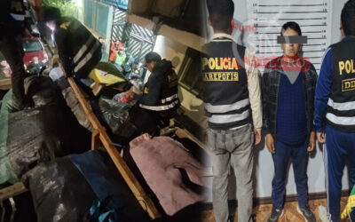 CAPTURAN EN JULIACA AL CABECILLA DE «LOS CHUKIS DE AYACUCHO» CON CARGAMENTO DE CONTRABANDO