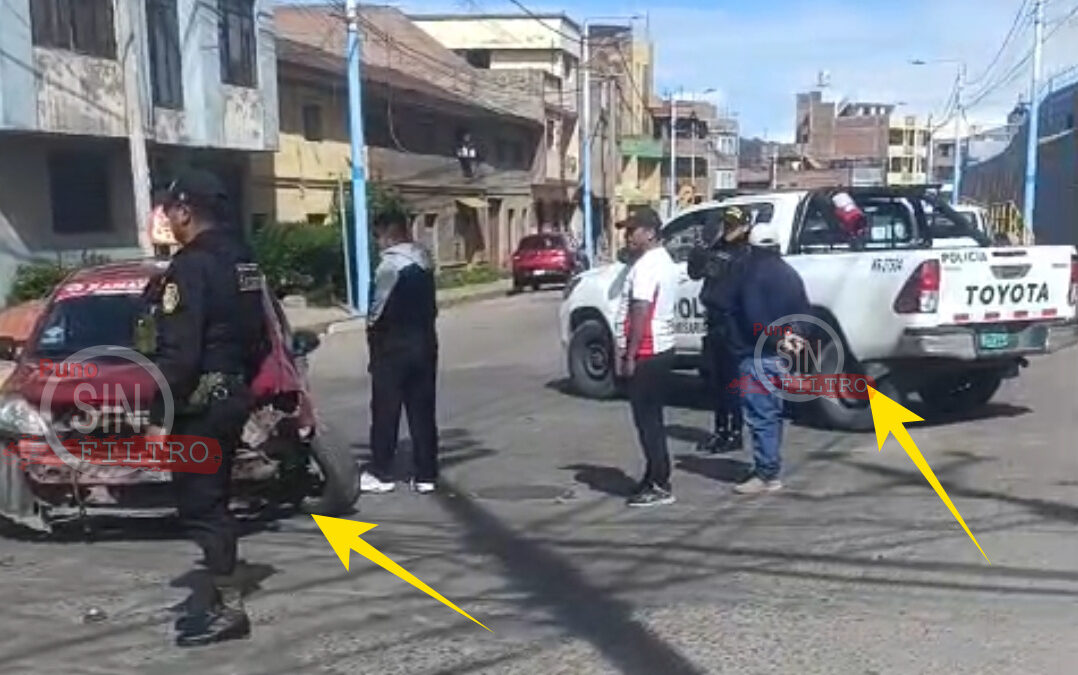 Video| TAXI IMPACTA CONTRA PATRULLERO EN LA AVENIDA CIRCUNVALACIÓN. EXCESO DE VELOCIDAD E IMPRUDENCIA HABRÍA SIDO LA CAUSA DEL CHOQUE