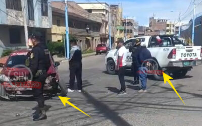 Video| TAXI IMPACTA CONTRA PATRULLERO EN LA AVENIDA CIRCUNVALACIÓN. EXCESO DE VELOCIDAD E IMPRUDENCIA HABRÍA SIDO LA CAUSA DEL CHOQUE