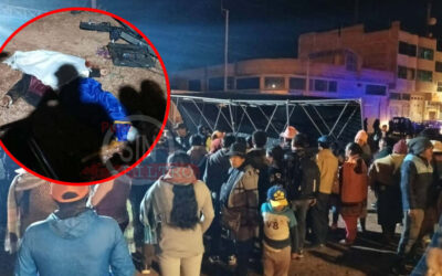 TRAGEDIA EN SANTA MARÍA DE AYABACAS: UN FALLECIDO Y TRES HERIDOS POR CAÍDA DE TORRE DE PARLANTES