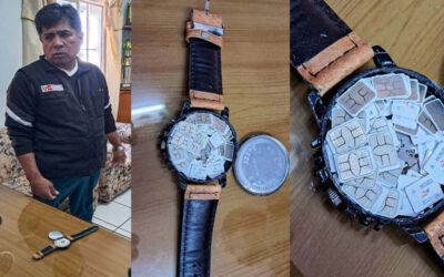 DOCENTE INTENTÓ INGRESAR MÁS DE 50 CHIPS TELEFÓNICOS AL PENAL DE VARONES EN AREQUIPA