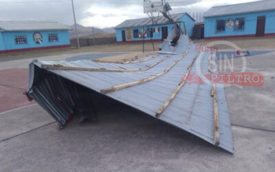 FUERTES VIENTOS DESTECHAN ESCUELA DEL CENTRO POBLADO QUINSACHATA – LAMPA