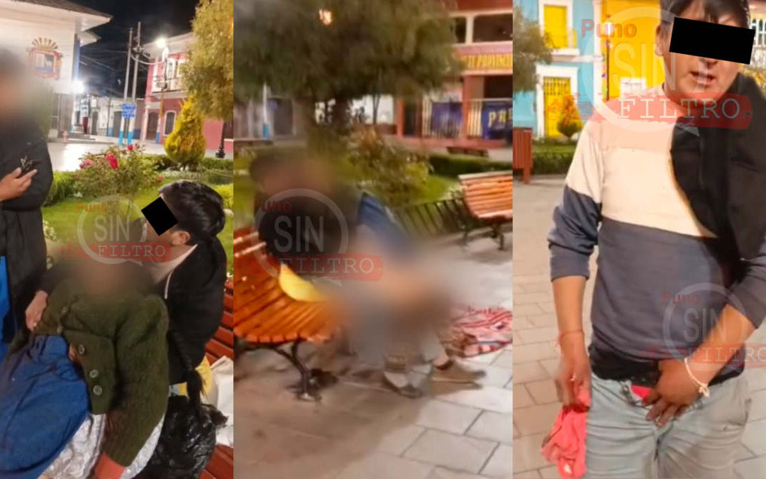 PUNO: DENUNCIAN PRESUNTO ABUSO SEXUAL CONTRA ADULTA MAYOR EN PLENO PARQUE PINO. TESTIGOS ASEGURAN QUE POLICIA Y SERENAZGO NUNCA LLEGARON