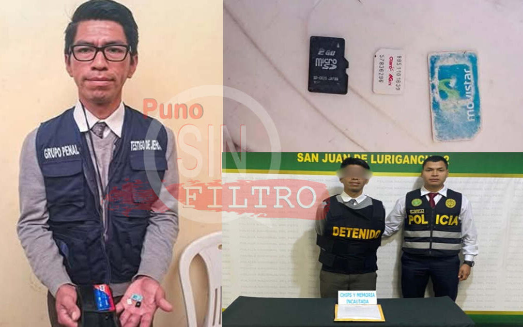 DETIENEN A PASTOR EVANGÉLICO QUE INTENTABA INGRESAR CHIPS Y MEMORIA MICRO SD AL PENAL DE LURIGANCHO