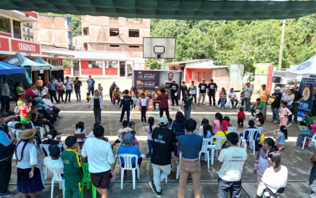 POBLADORES DE YANAMAYO ACCEDEN A SERVICIOS BÁSICOS EN UNA JORNADA SOCIAL QUE MOVILIZÓ A DIVERSAS INSTITUCIONES