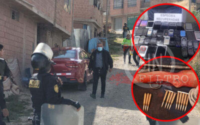CONFIRMADO!!! POLICÍA HALLÓ ARMA DE FUEGO, MUNICIONES Y CELULARES EN CASA DE SOSPECHOSO DE LA MUERTE DE AGENTE POLICIAL