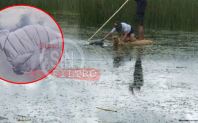 ROSASPATA: RESCATAN CUERPO SIN VIDA HALLADO EN LAS ORILLAS DEL LAGO