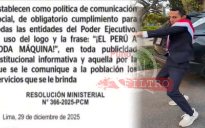 GOBIERNO DE JOSÉ JERÍ IMPONE USO OBLIGATORIO DEL LEMA “EL PERÚ A TODA MÁQUINA” EN TODA PUBLICIDAD OFICIAL