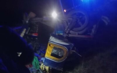 UN HERIDO DE GRAVEDAD TRAS CHOQUE ENTRE CAMIONETA Y MOTOTAXI EN ACORA