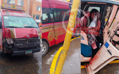 Video|ACCIDENTE EN PLENO CENTRO DE PUNO: VIDEO CONFIRMA QUE COMBI QUIZO GANAR AL SEMÁFORO Y CHOCÓ MOTOTAXI