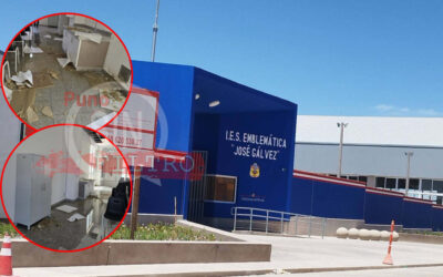 NUEVA INFRAESTRUCTURA DEL COLEGIO JOSE GÁLVEZ NO SOPORTÓ UNA GRANIZADA Y YA PRESENTA GOTERAS Y FILTRACIONES