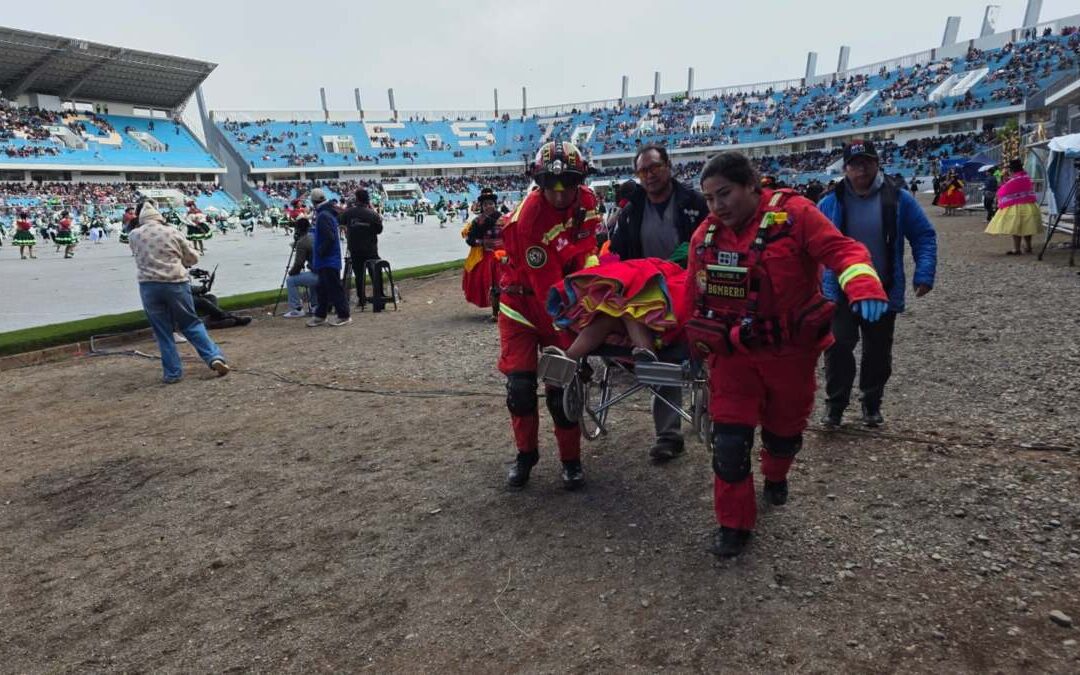 MAS DE 200 DANZARINES FUERON ATENDIDOS POR LESIONES DURANTE PRIMER DIA DEL CONCURSO DE DANZAS AUTÓCTONAS