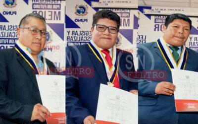 TRES NUEVOS CONSEJEROS REGIONALES ASUMEN FUNCIONES HASTA ABRIL EN PUNO