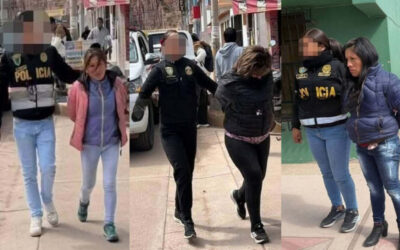 CAEN “LAS MUÑECAS DEL TERMINAL” CON CELULARES ROBADOS Y SUSTANCIAS PARA DOPAR VÍCTIMAS EN JULIACA