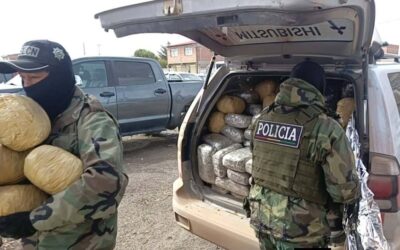 INCAUTAN MÁS DE 317 KILOS DE MARIHUANA EN OPERATIVO POLICIAL EN ORURO