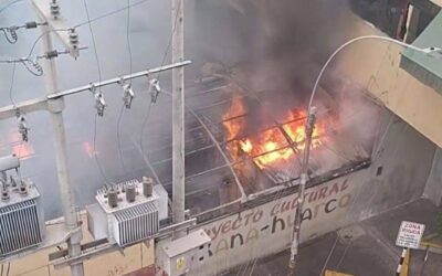 TACNA INCENDIO EN EL MERCADO CENTRAL DEJA GRAVES DAÑOS Y CUANTIOSAS PÉRDIDAS