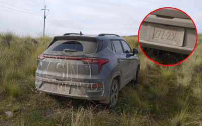 ALTO PUNO: HALLAN CAMIONETA DESMANTELADA Y ABANDONADA EN SECTOR MILLICUNI
