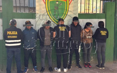 JULIACA DESARTICULAN PRESUNTA BANDA CRIMINAL “LOS PEPAS DE CIRCUNVALACIÓN” Y DETIENEN A CUATRO PERSONAS