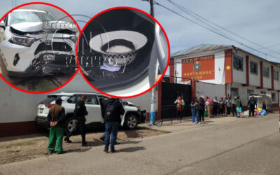 PUNO: POLICÍA PRESUNTAMENTE EBRIO PROTAGONIZA ACCIDENTE EN LA AV. LEONCIO PRADO