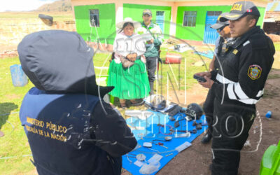 ZEPITA: DETIENEN A ESPOSA DE ALCALDE DE CENTRO POBLADO ALTO PATACOLLO, TRAS HALLAZGO DE MOTOCICLETAS ROBADAS Y BIENES DE PROCEDENCIA SOSPECHOSA EN SU VIVIENDA