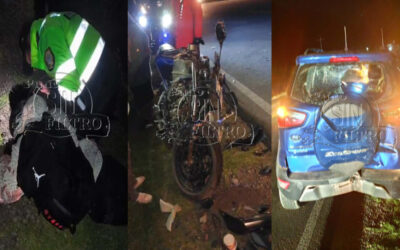 ACORA: ACCIDENTE EN LA VÍA ÁCORA-PUNO DEJA A MOTOCICLISTA HERIDO EN EL SECTOR POTOJANI