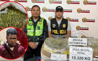 ILO: DETIENEN A SUJETO QUE RECOGÍA MÁS DE 15 KILOS DE MARIHUANA ENVIADOS POR ENCOMIENDA